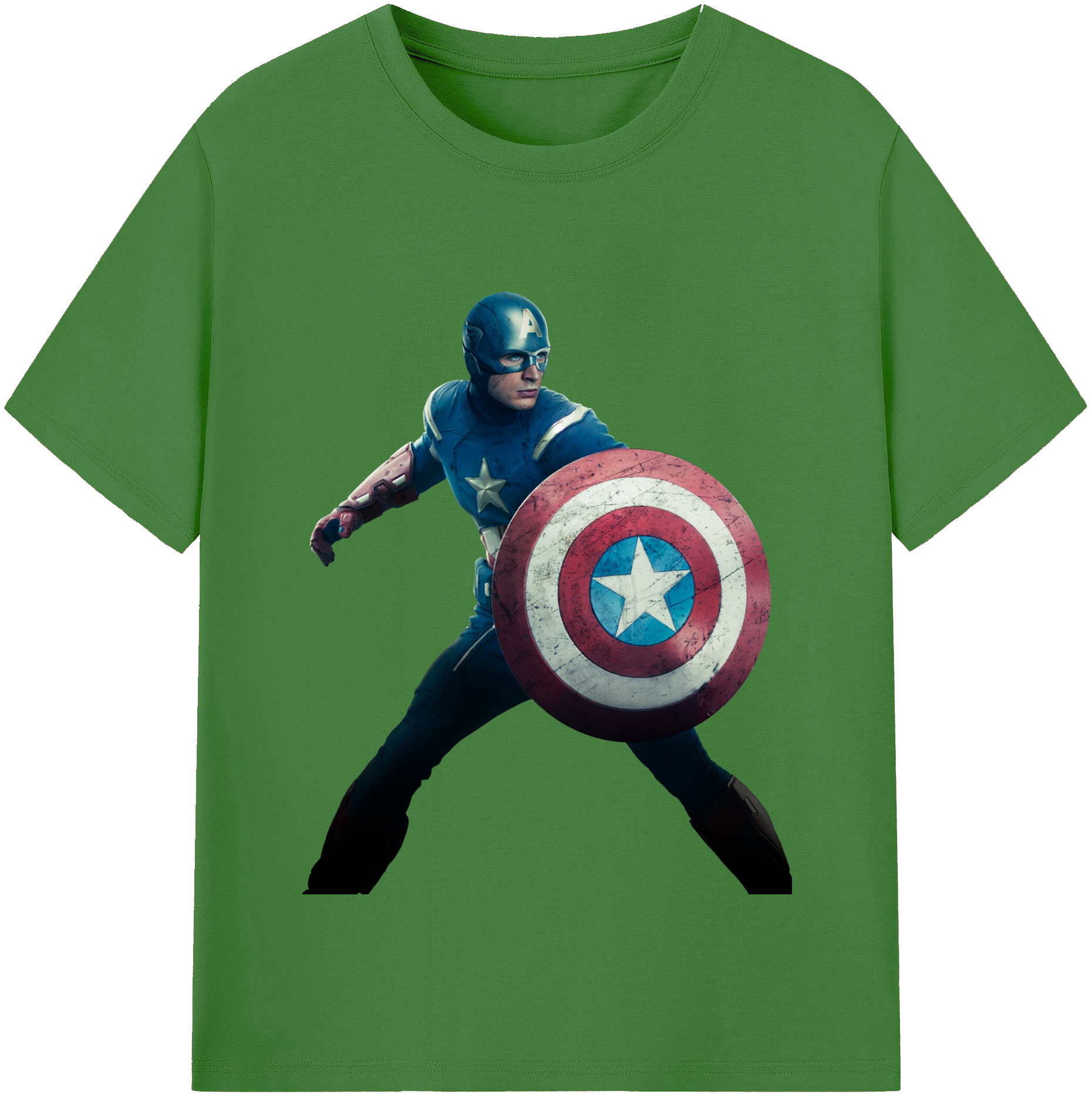 （画像用） アベンジャーズ The Avengers レディースカジュアルプリントTシャツ（綿100％）
